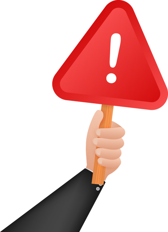 Attention please. Business infographic template